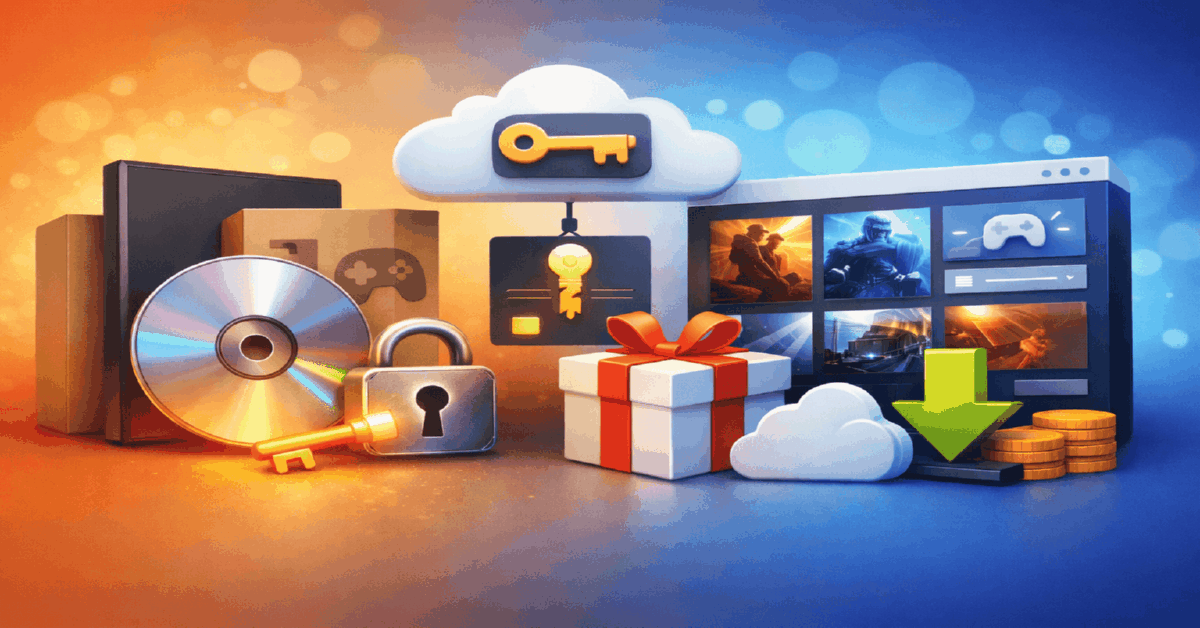 The history of digital game distribution: from discs to libraries in launchers and marketplaces