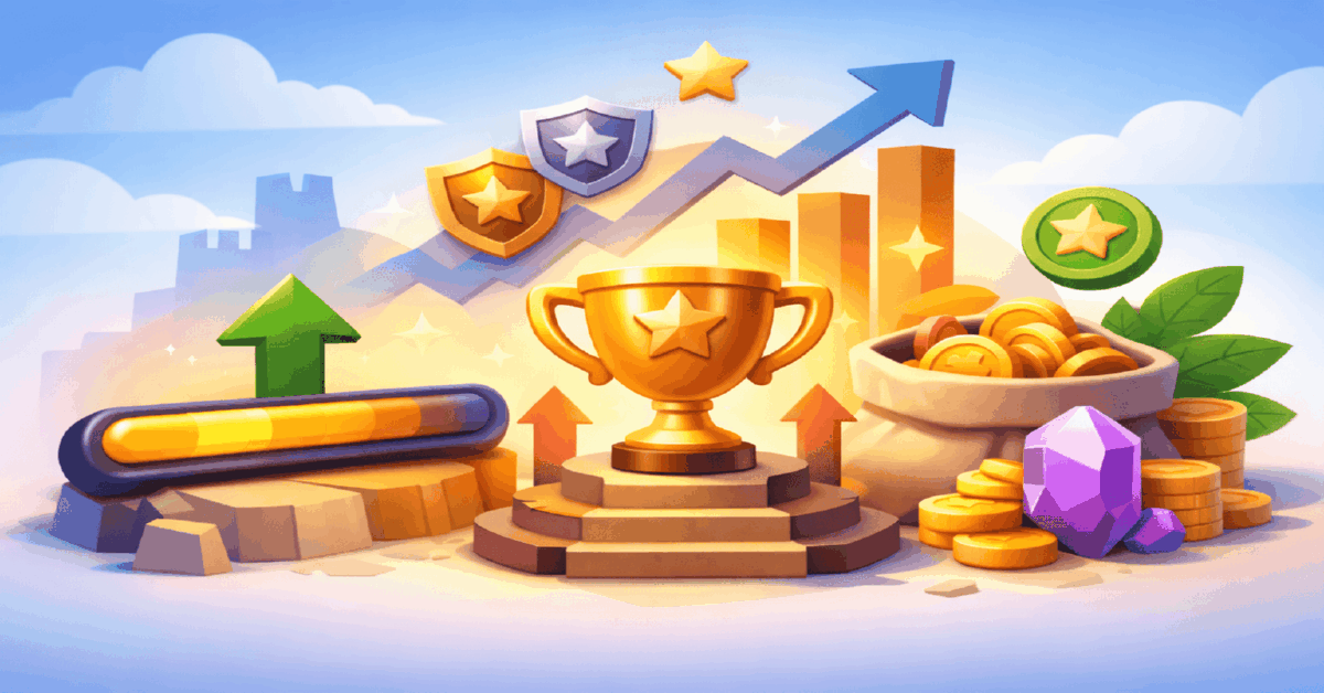 Character leveling as a service: