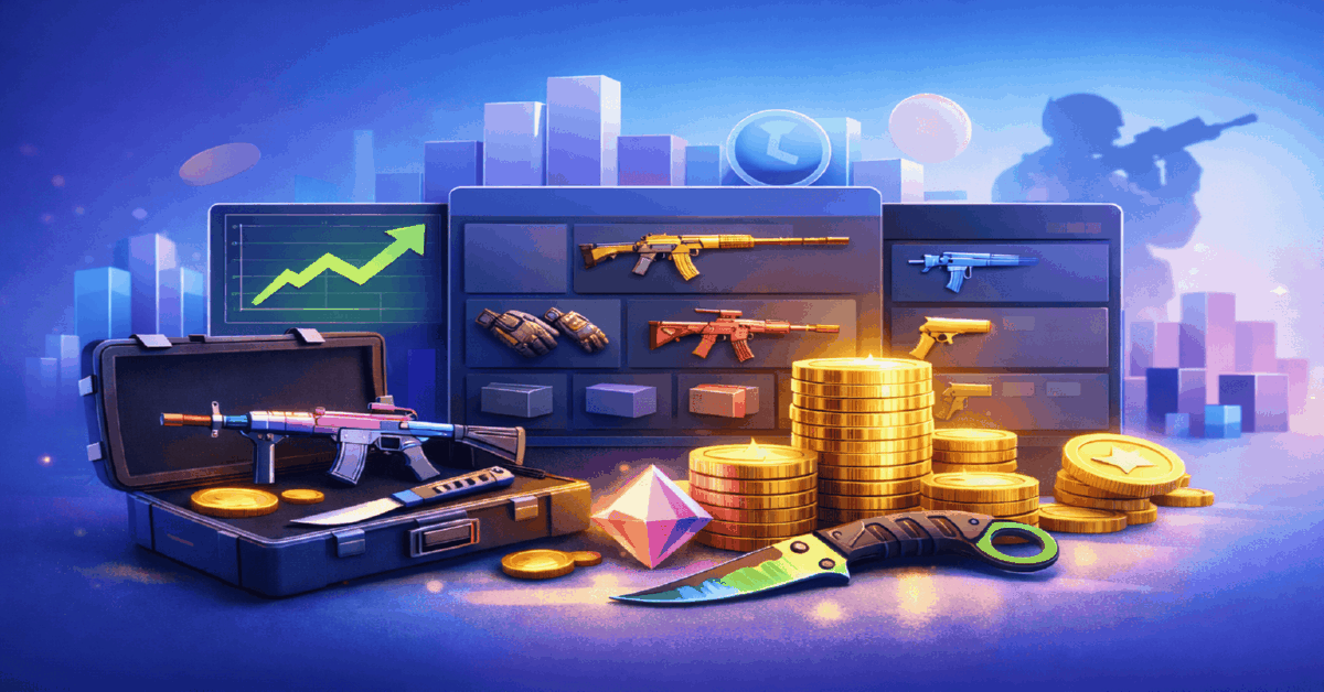 The economics of in-game items: skins, marketplaces, inventory — how prices are formed