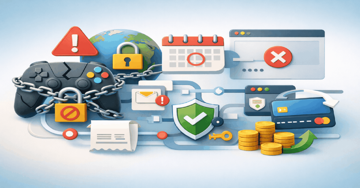 Disputes over digital games and accounts: typical causes of conflicts (access revocation, binding changes, region lock, bans, purchase rollbacks) and how to resolve them based on the facts