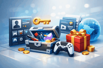 Niche terms: account, key, gift, inventory, bundle, subscription, region, binding, 2FA — beginner's dictionary