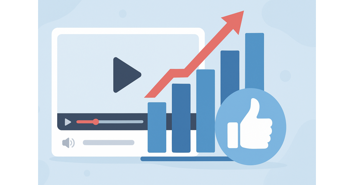 Order a service for boosting video hostings